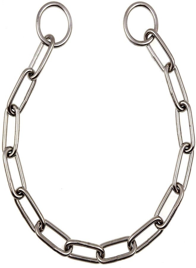THE DDS STORE Choke Check Chain Dog Collars Fur Saver Training Long Link Chrome Plated Choker (Pack of 1) (24 INCH) - Image 2